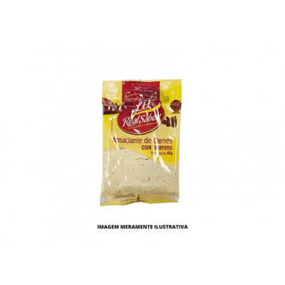 TEMPERO - REAL SABOR - 40g - AMACIANTE DE CARNES - CX50